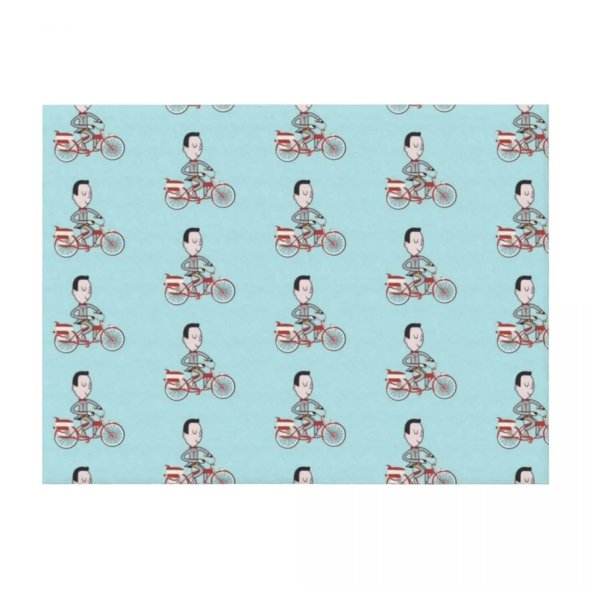 

My Bike - Pee Wees Big Adventure Throw Blanket Plush warm winter for babies Luxury Brand Blankets