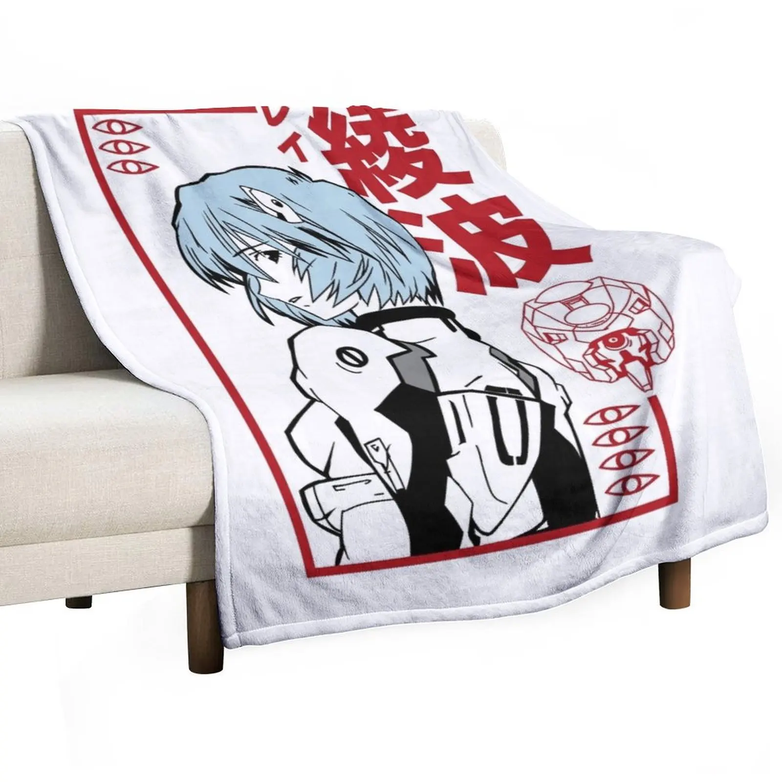 Rei Ayanami Throw Blanket Thermals For Travel decorative Kid'S Blankets