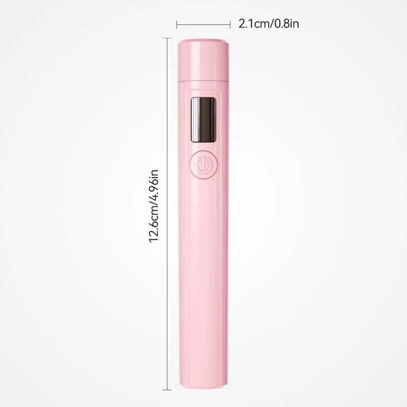

*Handheld Portable Pink Nail Art One-word Light Bracket Rotating Multifunctional Wearing Nail Sheet Baking Light