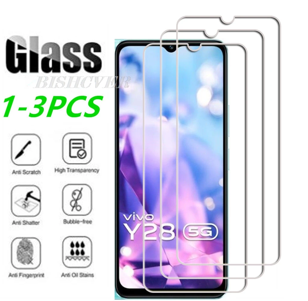 

Tempered Glass Protective FOR Vivo Y28 5G 6.56" 2024 Vivo Y28 5G Y 28 Y28 Screen Protector Smart Phone Cover Film