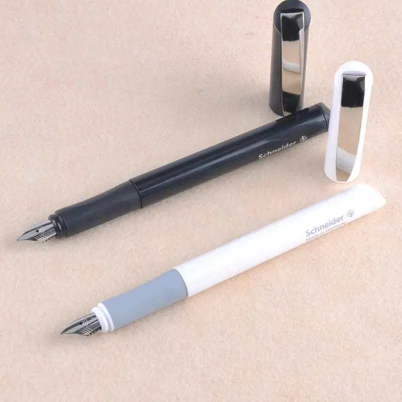 Schneider Fountain Pen with Removable Ink Cartridge Durable Writing Pen for Calligraphy Practice Portable Stationery Supplies