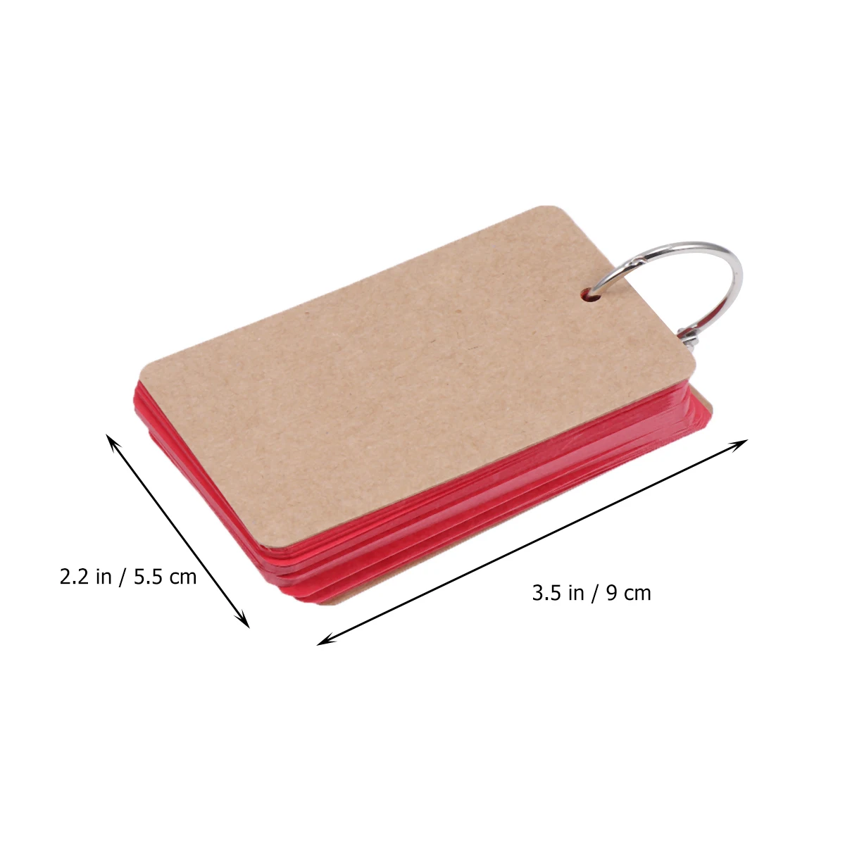 

3pcs Portable Mini Memo Notepad Single Hole Punch Creative Pocket Note Pads Chic School Office Stationery Supplies Red