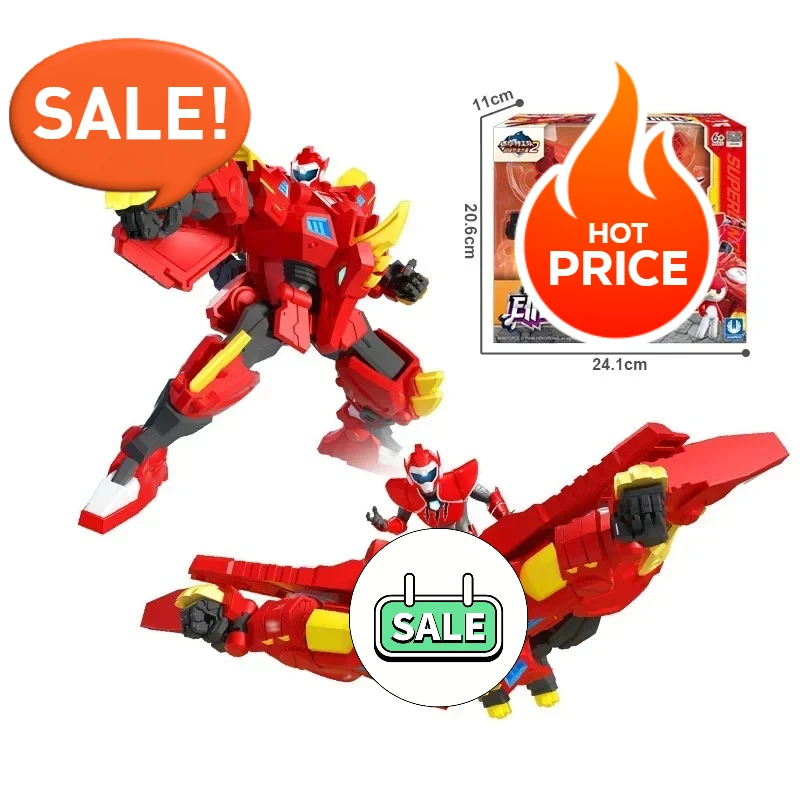 

Transformation Robot Toys Mini Force 2 Super Dino Power Action Figures MiniForce X Simulation Animal Deformation Dinosaur Toy