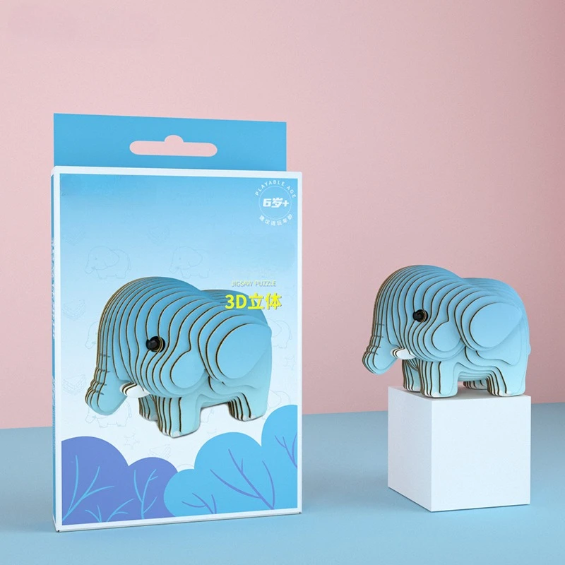 Рисунок 6 - Бумажная 3D игра-головоломка с животными