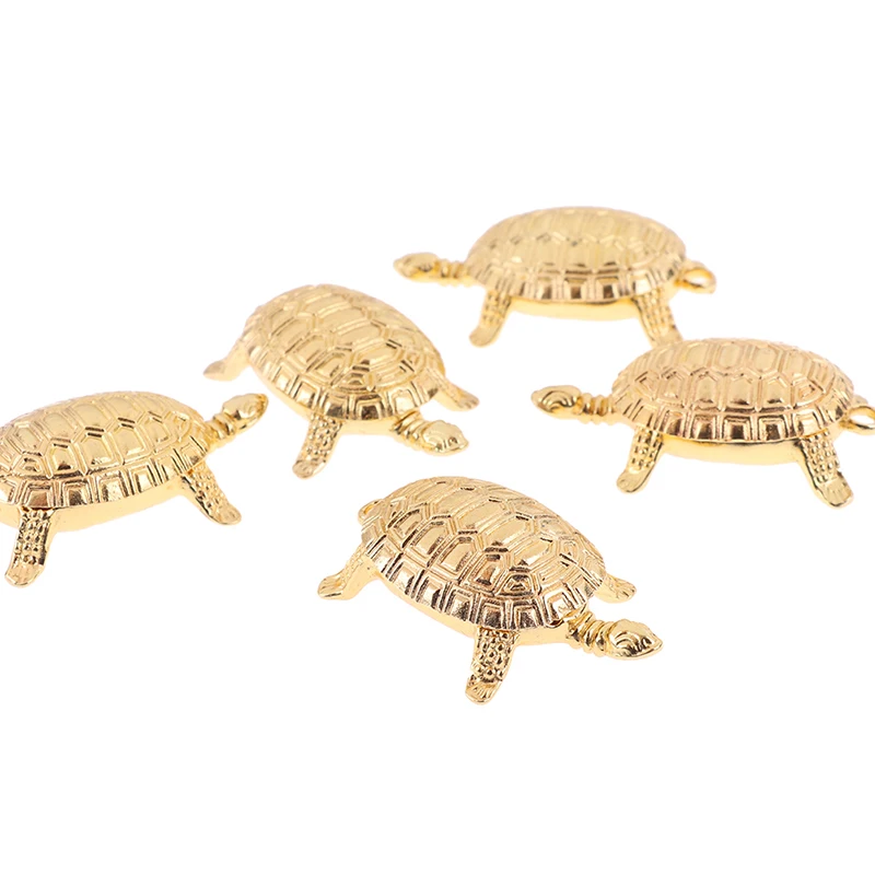 Feng Shui Golden Money Turtle Lucky Fortune Wealth Home Office Decoration Gift