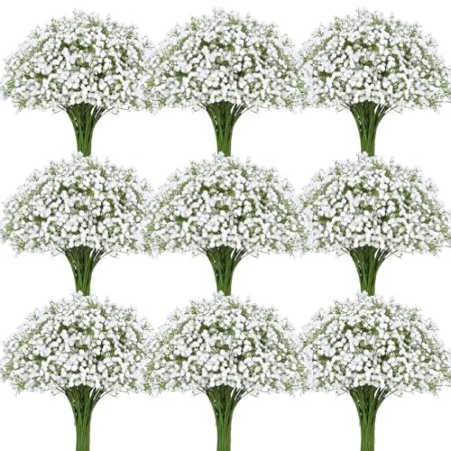 

Babys Breath Artificial Flowers Baby Breath Flowers Artificial Bulk Real Touch White Fake Flowers Faux Babies Breath Gypsophila