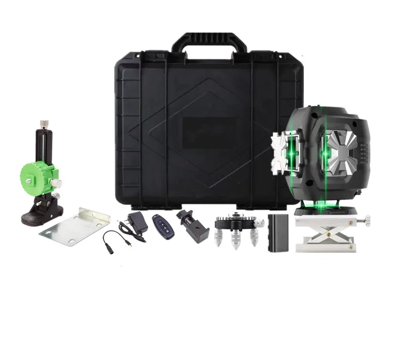 

Лазерный уровень Зеленый луч Лазерный крест 3D Лазерный нирокол 12 Самовыравнивающийся 360 Зеленый роторный лазерный уровень