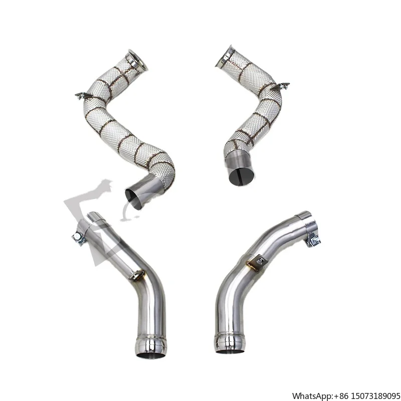 OEM Stainless Steel  Exhaust Downpipe  for -GT63 GT63S 4.0T 2019-2023 With Heat Insulation  Exhaust Pipe