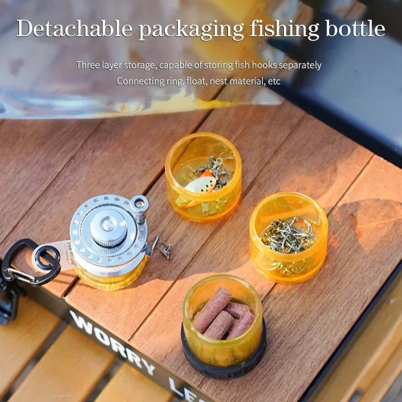 

Multifunctional Portable Outdoor Fishing Bottle Wild Camping Fishing Gear Supplies Storage Box Fishing Hooks Fishing Accessories