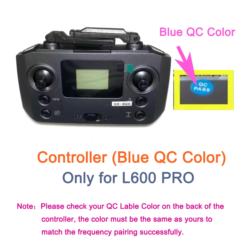 جهاز تحكم عن بعد بشاشة كبيرة مع شفرة أصلية لطائرة LYZRC L600 PRO MAX بدون طيار احترافية كوادكوبتر شاشة LCD ملحقات طائرة بدون طيار