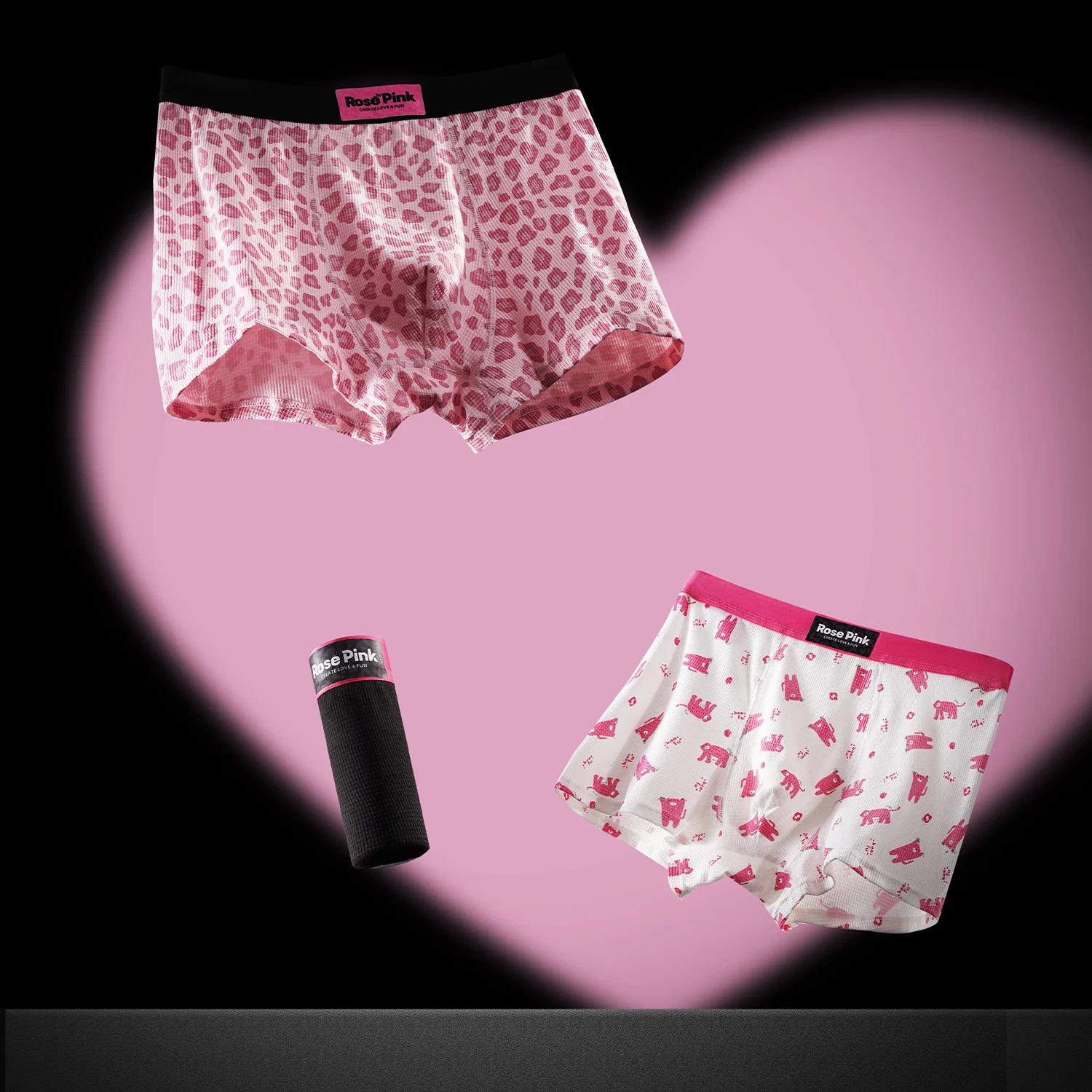 

Men's Underwear Boxer Shorts Sexy Leopard Print Pink Breathable Anti Bacterial Comfortable Summer Fashion Trendy Wholesale 10A