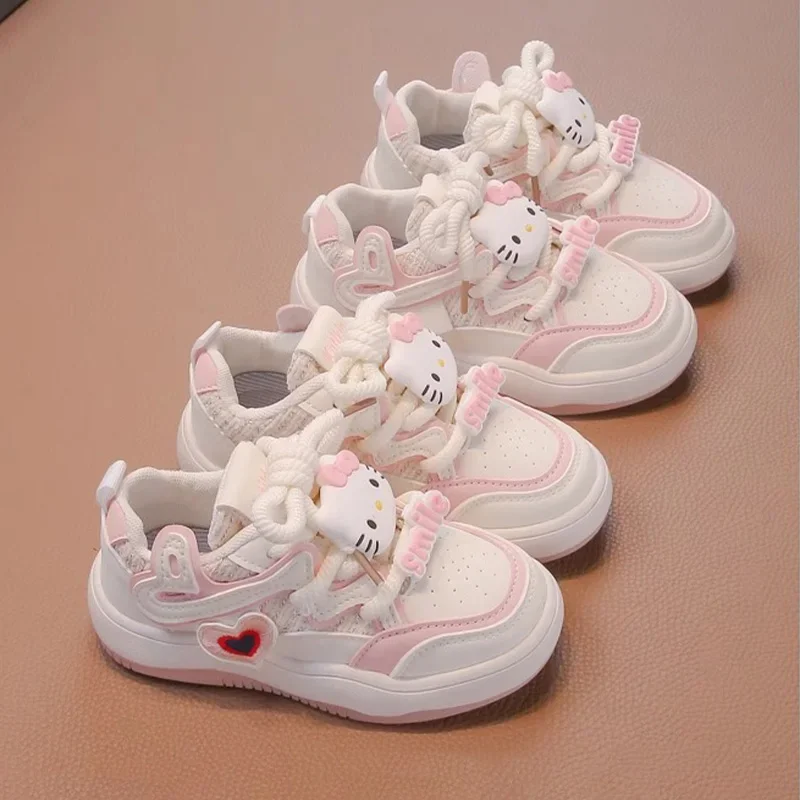 

Sanrio Kawaii Hello Kitty Student Casual Sports Shoes Anime Cartoon Sweet Fashion Exquisite Good Looking Low-top Girls Sneakers