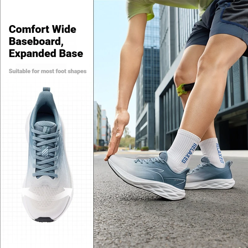 361 Degrees Refresh Men's Casual Running Shoes Mesh Breathable Comfortable Broadened Vamp Male Walking Sneakers 672622225 view 2