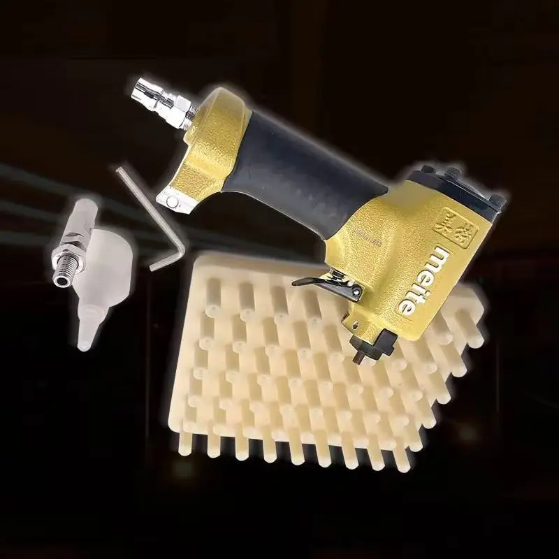 1170 Pneumatic Nail Gun Decorative Leather Sofa Furniture Woodworking Tool Automatic Thumbnail Pneumatic Gun for Home Improvemen