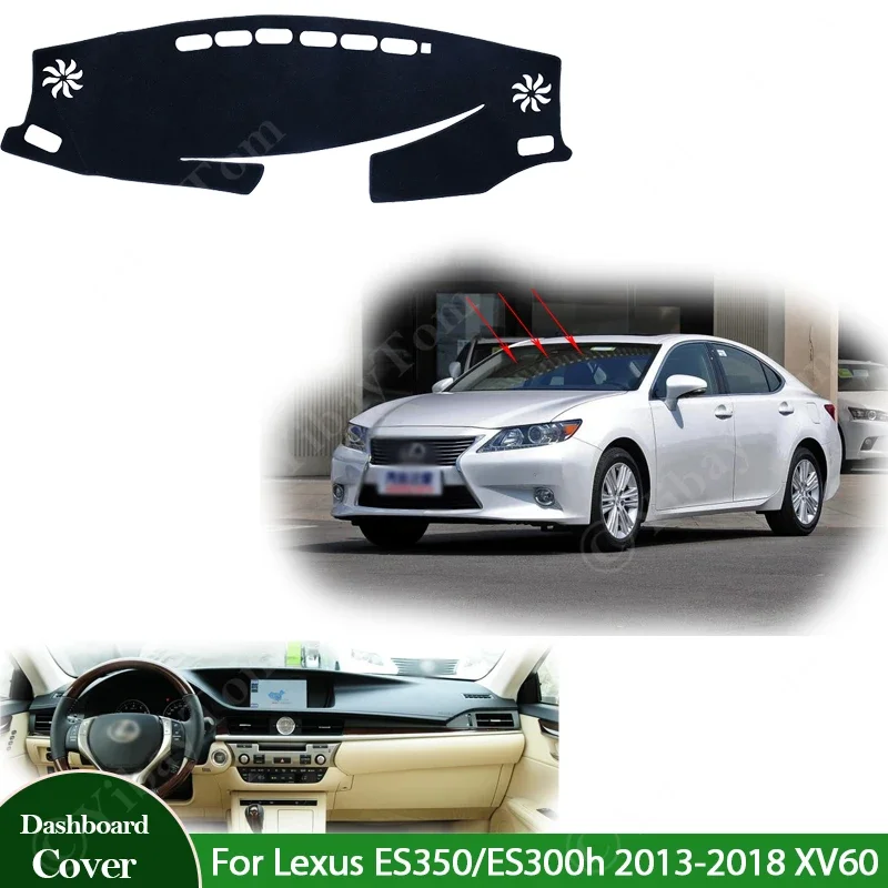 

Для Lexus ES ES350 ES300h 2013 2014 2015 2016 2017 2018 XV60 Автомобильные аксессуары Солнцезащитный козырек на приборную панель Новая защитная накладка на приборную панель