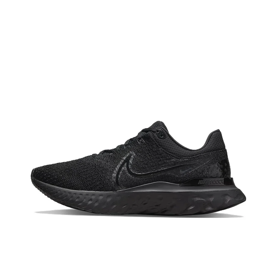

Nike React Infinity Run Flyknit 3' Triple Black' DH5392-005