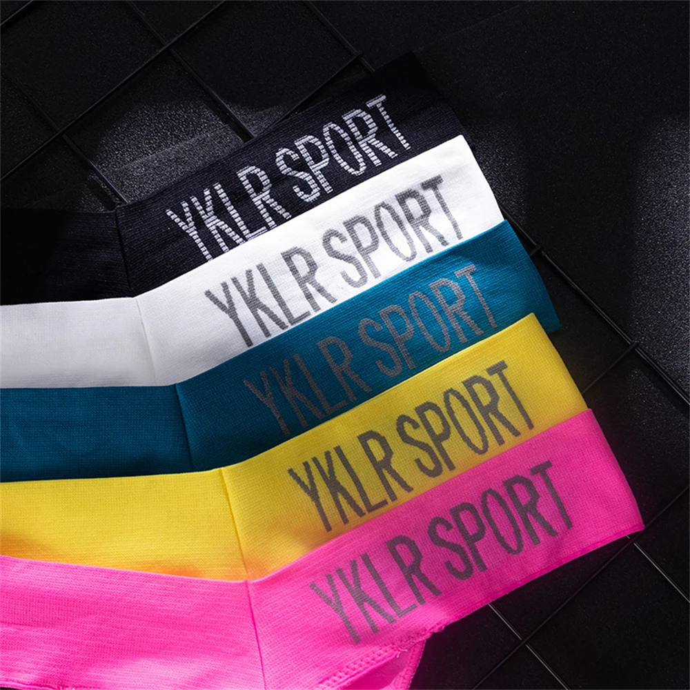 Sexy Wide V Waist Panties Sports Girl Letter Belt Briefs T Back Thong Women Fitness Underwear Brazilian lenceria sensual tangas