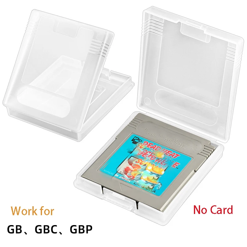 

4pcs Plastic Case for GameBoy Color GBC GBA GBP Game Cartridge Card Case Gaming Cards Anti Dust Pouch White Transparent Box