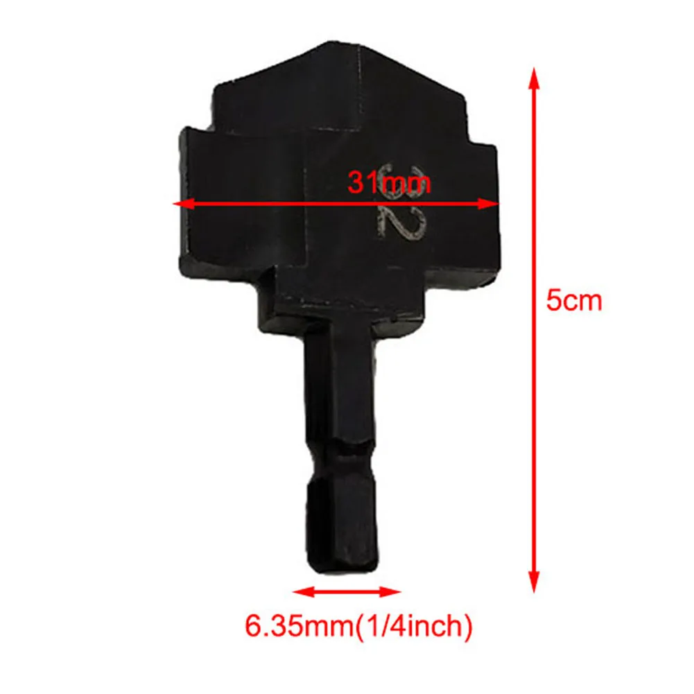 Broca escalonada de elevación PPR, vástago hexagonal, herramienta de conexión de tubería de agua, perforadora de tubería de agua de fontanero, #20,#25