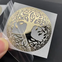 Tree of Life pattern symbol Metal sticker Mobile phone sticker Mobile phone laptop creative decorative sticker