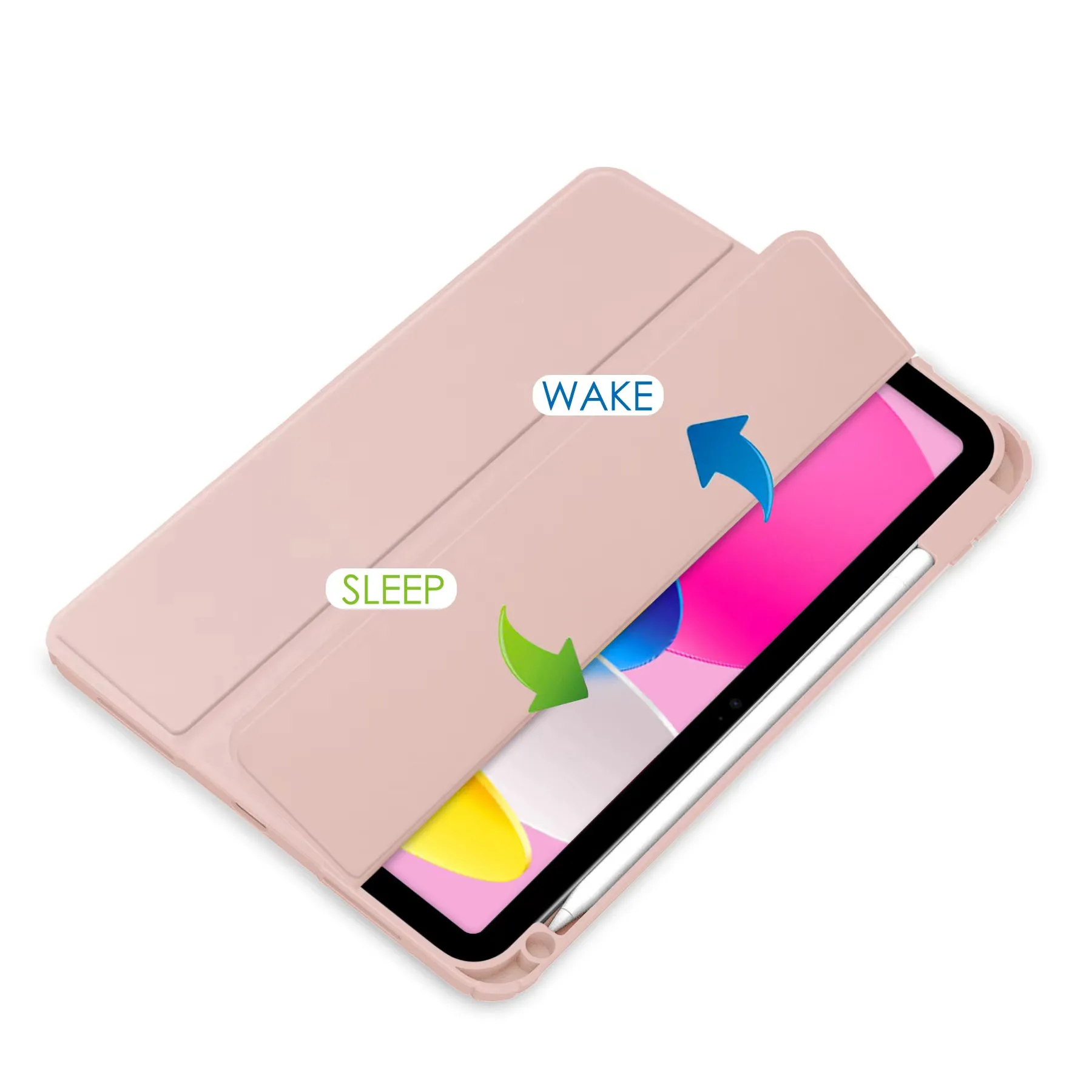 

Чехол для iPad 10 10 10,9 2022 A2696 A2757 A2777 ipad 11 2025 A3355 A3356, прозрачный кожаный чехол с местоположением ручки