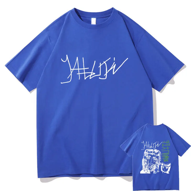 Yabujin-Camiseta estampada para hombre y mujer, camisa de manga corta 100% de algodón, Estilo Vintage, Hip Hop