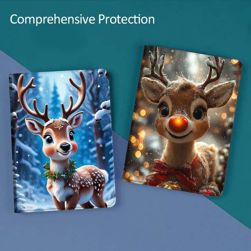 

Deer Cartoon Popular Cool Gift For Huawei MediaPad T5 T10s M6 M5Lite SE Honor Tab 5 6 7 V7 V8 X8a X9a Pro Soft Tablet Case