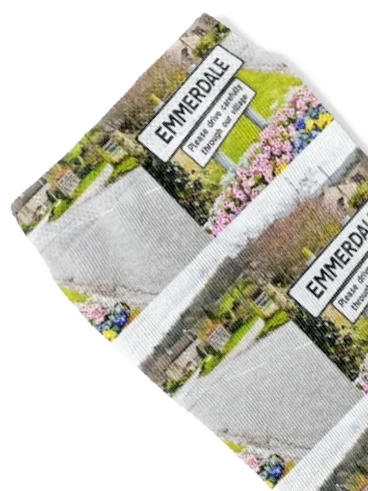 The Village Of Emmerdale Socks short new in's soccer anti-slip Run Men Socks Women's