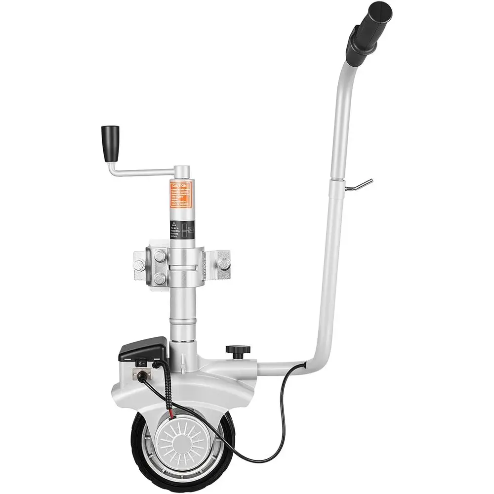 

Моторизованная тележка для прицепа 12В, грузоподъемность 5500 фунтов, 380 Вт, скорость 23 т/мин, регулируемый зажим, 8 резиновых колес