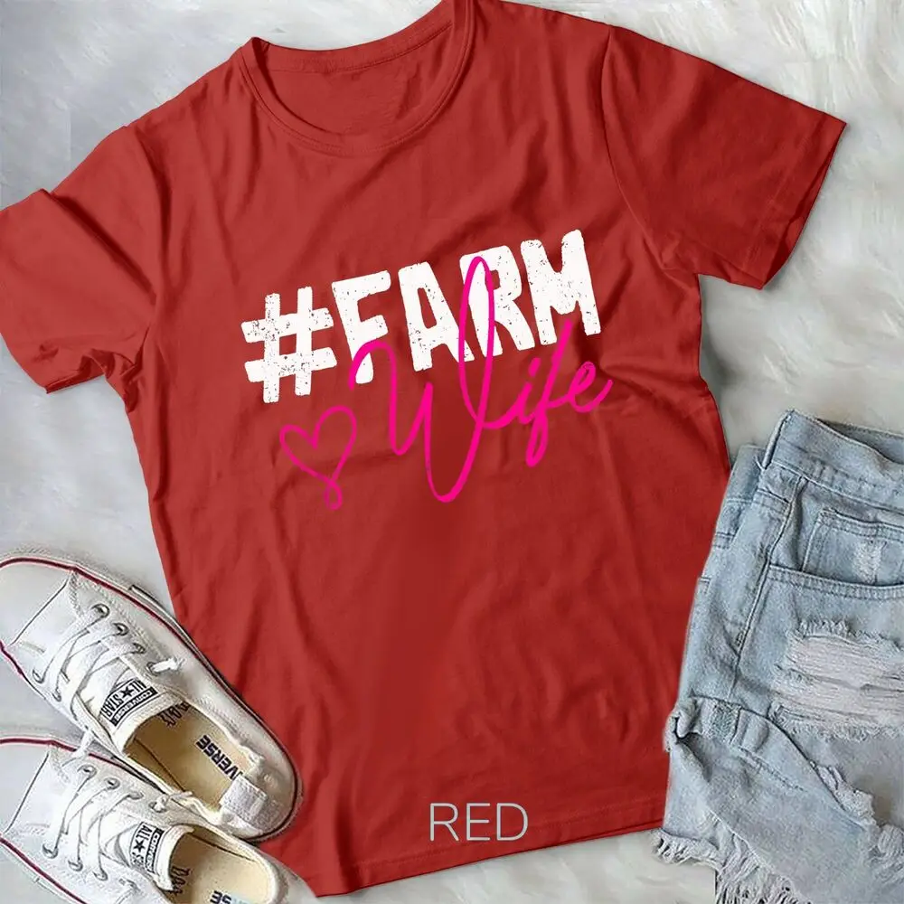 Farmers Wife Women Gift Farming Farmer T-Shirt Unisex T-shirt