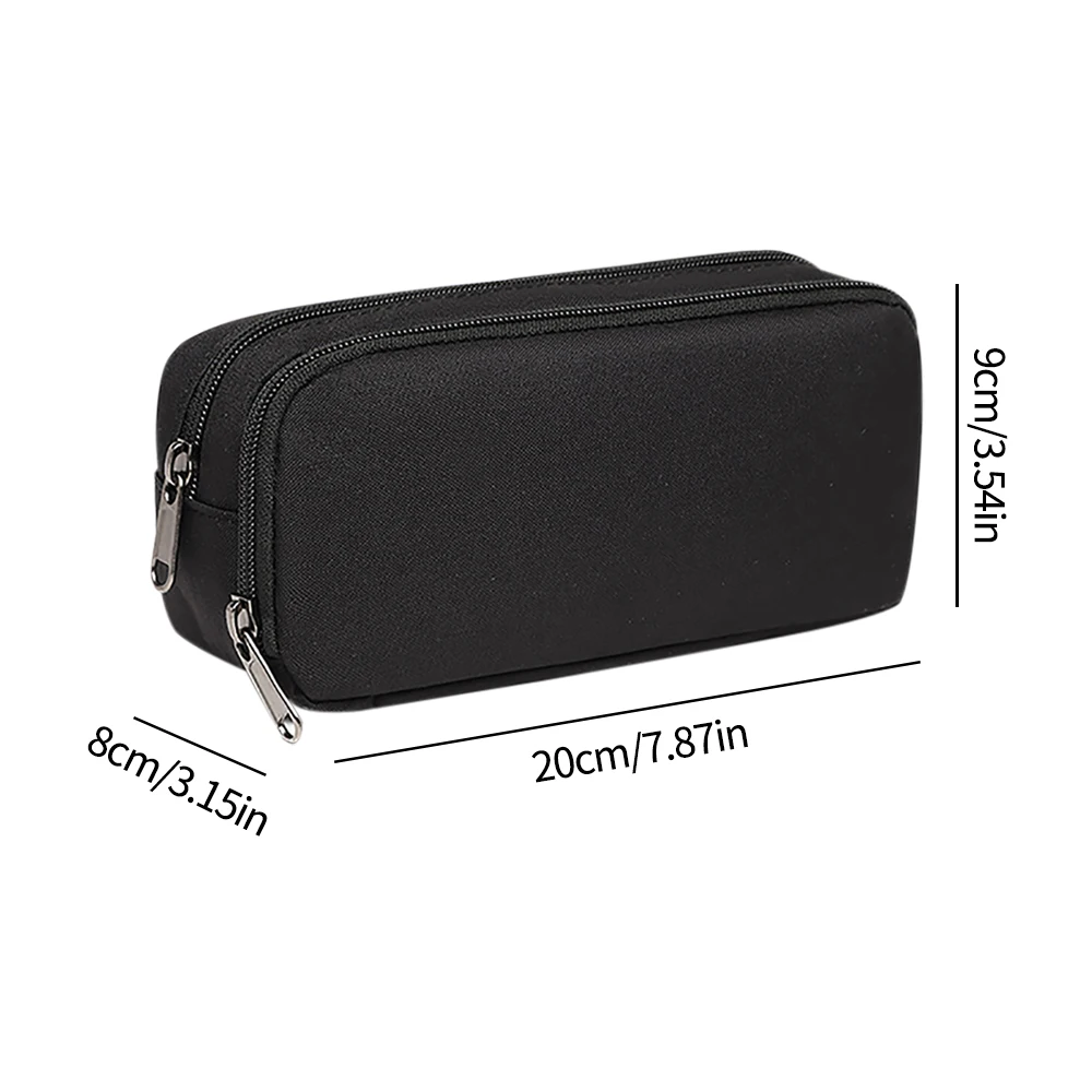 휴대용 나일론 연필 케이스, 펜 가방, 보관 문구 상자, 학교 학생 용품, 대용량