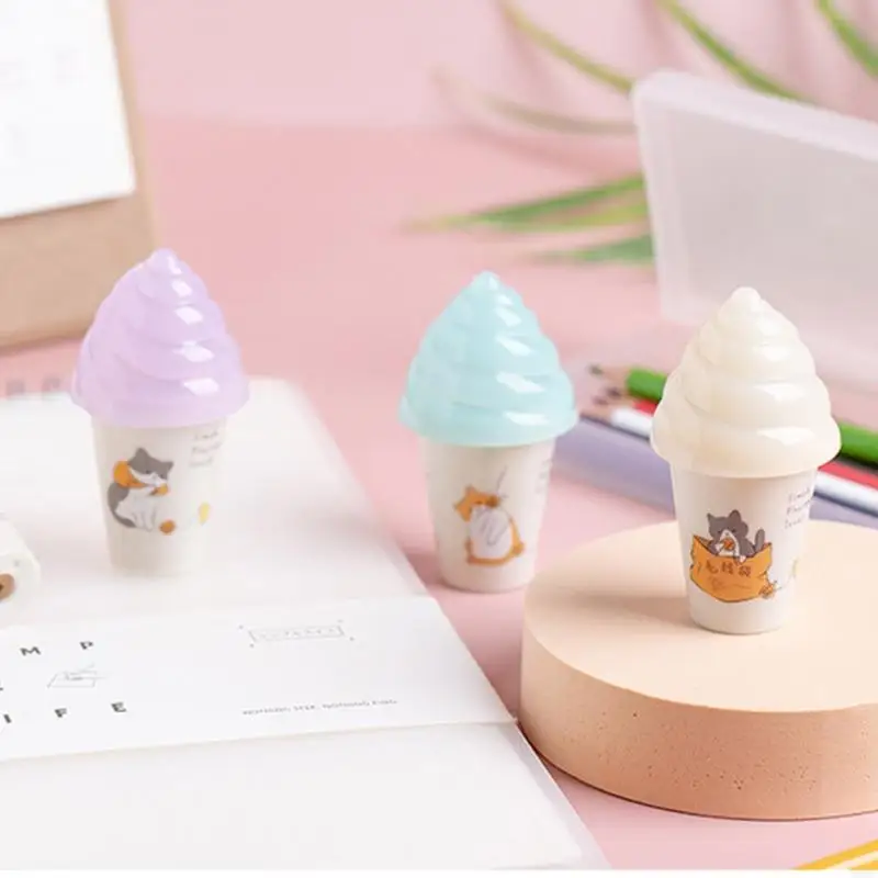 W89C Cartoon Manual Pencil Sharpener for Student Girl Boy School Children Reward