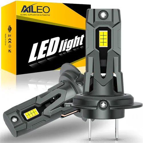 AILEO 2 uds luces Led H7 20000Lm 90W CSP bombilla de faro para coche 6500K blanco día correr lámpara de automóvil Plug & Play de alta calidad