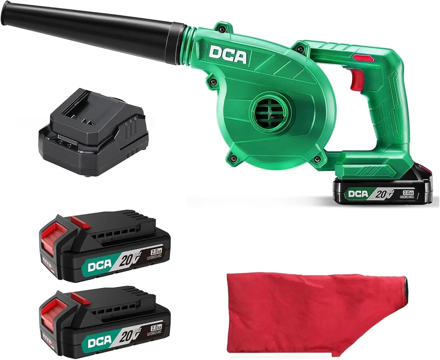 

Беспроводной мини-пылесос, 20В, бесщеточный, для ухода за газоном, удаления шерсти животных и пыли, легкий, с 2 аккумуляторами