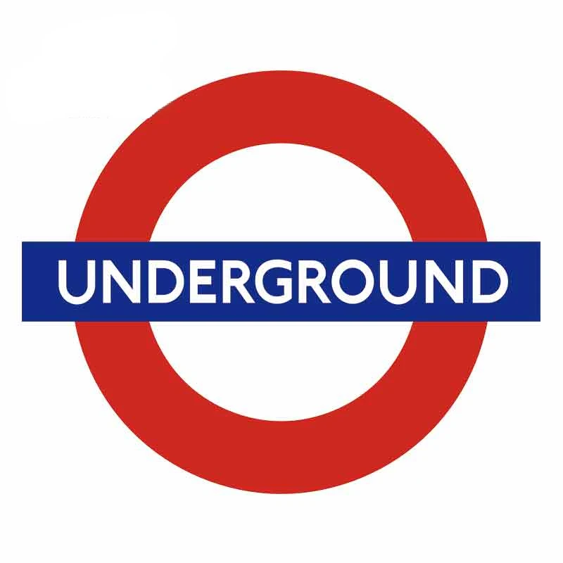 Voor Londen Metro Londen Underground Persoonlijkheid Creatieve Auto Stickers Vinyl Bumper Decoratie Sticker