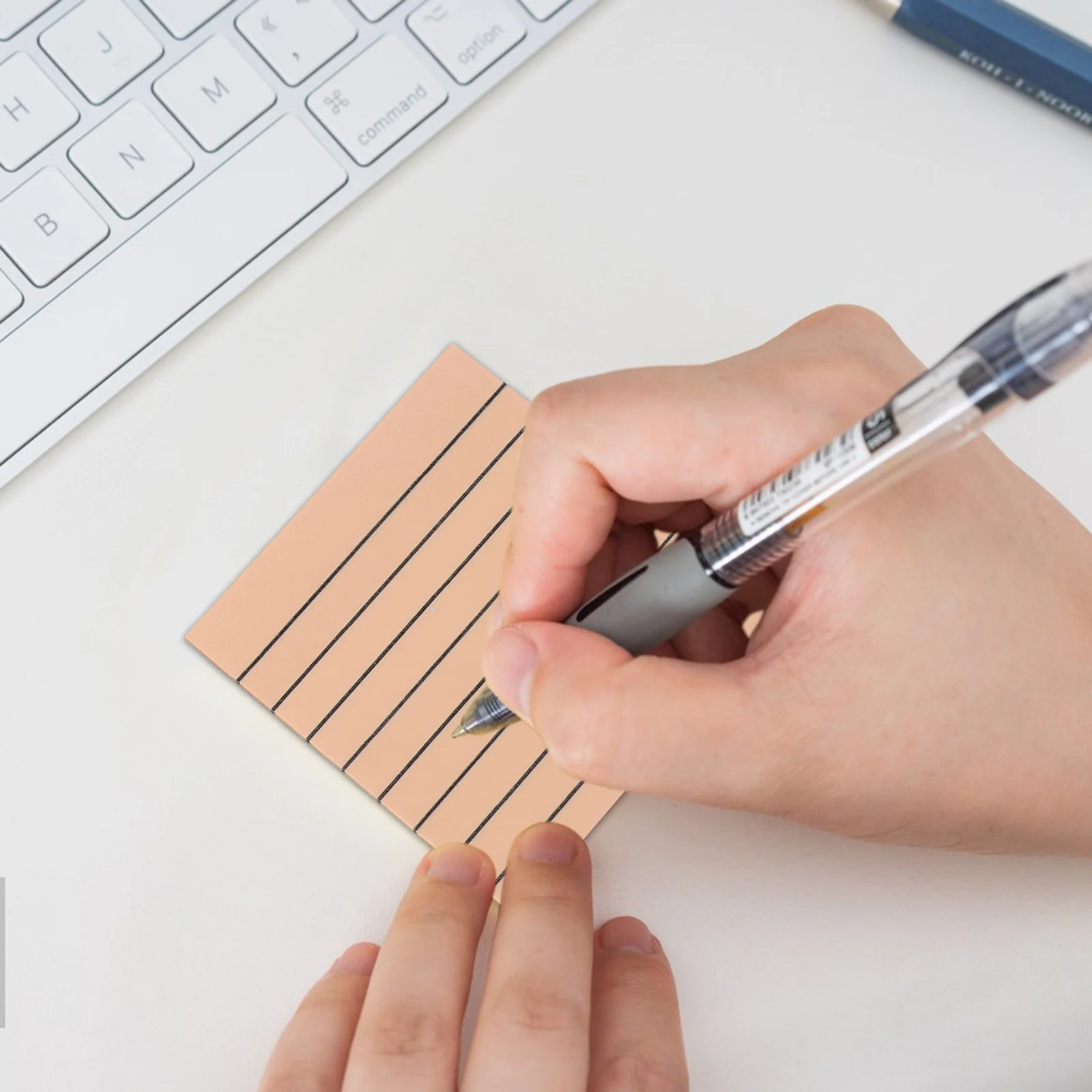 6 كتب لوحات مذكرة محمولة ذاتية اللصق ملصقات ملاحظة الكتابة السلس لا تلطخ قابلة للتمزيق لتنظيم دراسة العمل واسعة #6