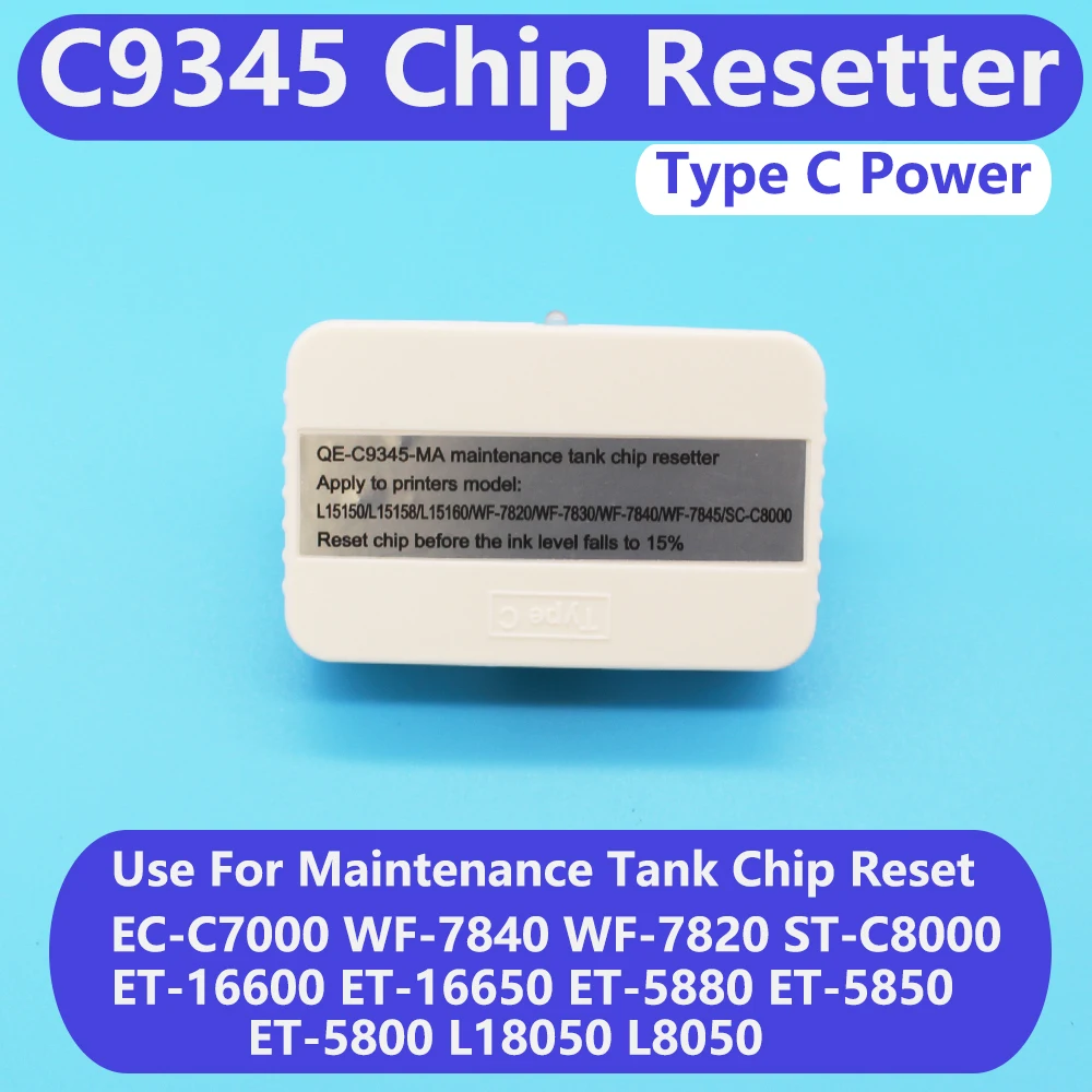 Imagem -02 - Chip Resetter para Epson Tanque de Manutenção tipo c ou Bateria L18050 L8050 Wf7830 7840 7820 7845 C8000 C58000 C7000 Et5850 C9345