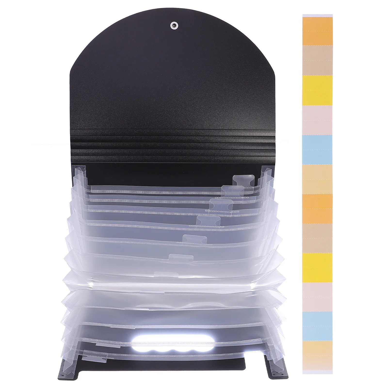 13-слойная расширяющаяся папка для файлов, гибкий клапан, застежка на шнуре, органайзер для бумаги формата А5 для документов, квитанций, карманы, органайзер для файлов