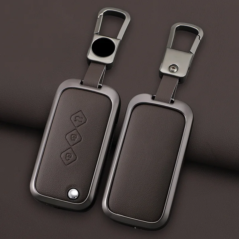 Tpu for Chevrolet Aveo trax groove captiva 2024 wuling Flip Car Key Case Cover Shell 3 Button Remote Key Keychian Accessories