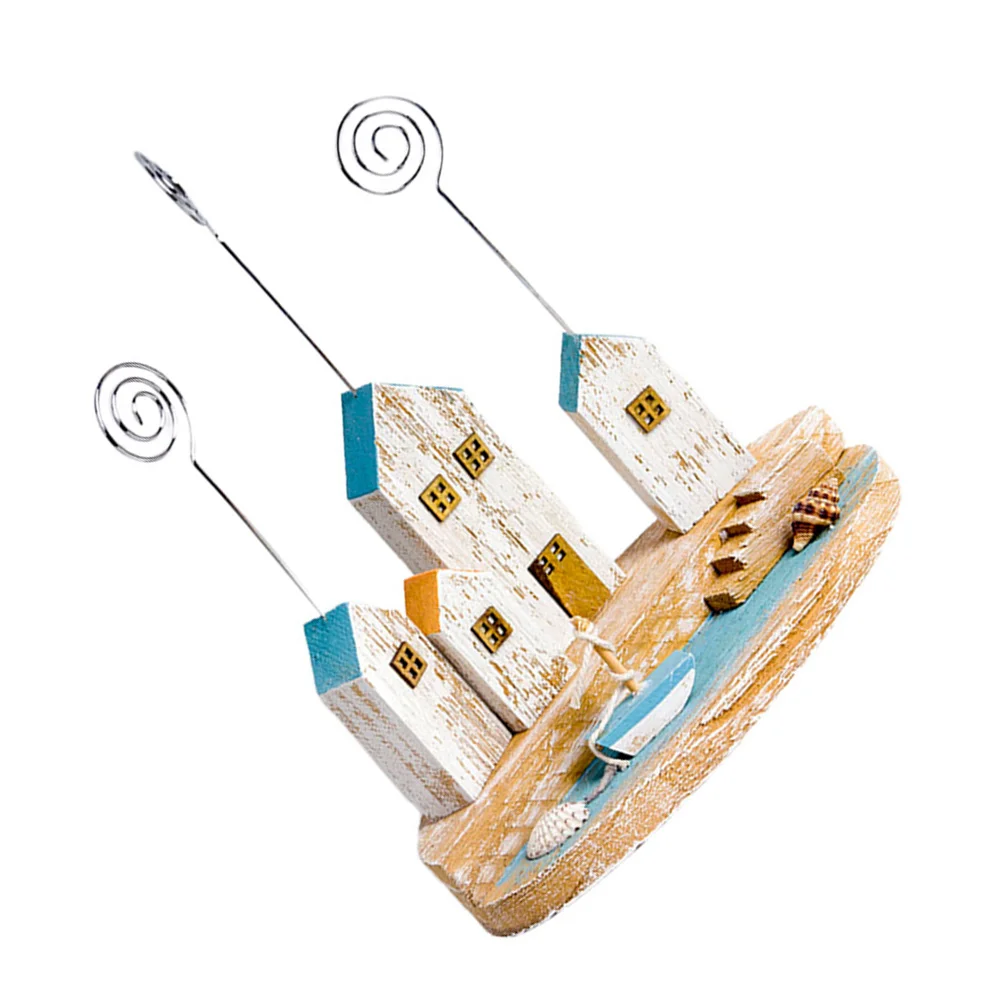 

Decor Photo Folder Cards Clip The Mediterranean Message Memo Holder Desk Adornment