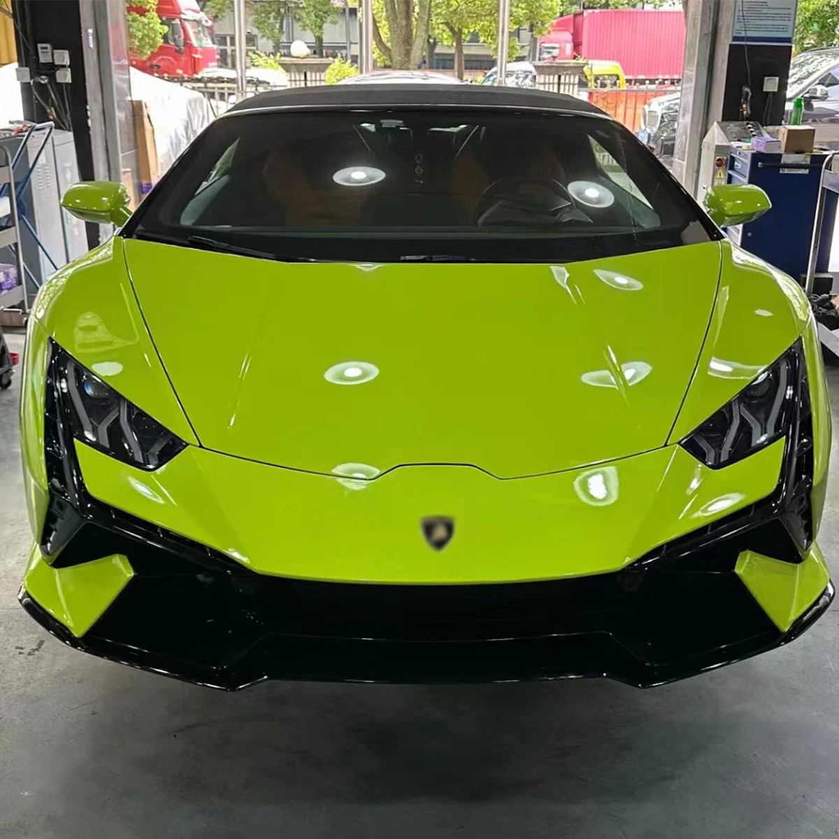 

Auto Body System Car Bumpers BodyKit for Huracan 2014-2023 LP580 LP610 EVO Modified to Tecnica Look Like.
