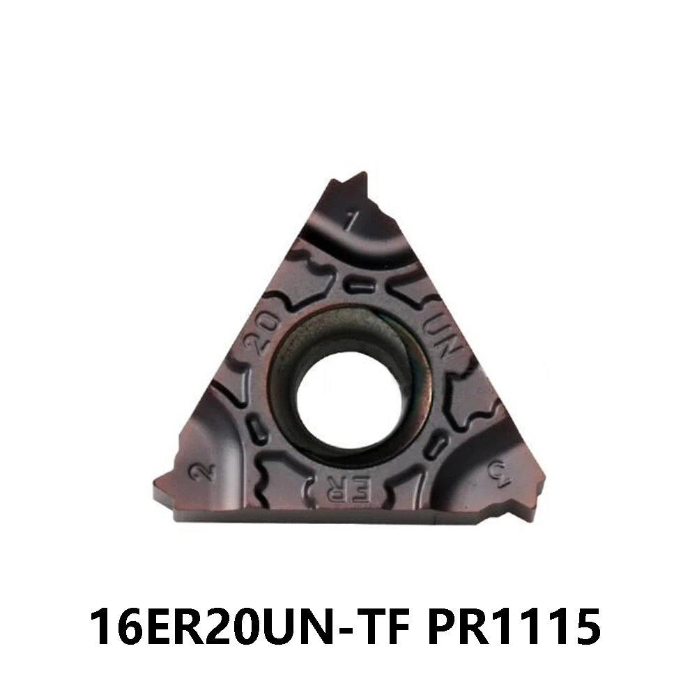 

16ER20UN-TF PR1115 Original 16 ER 16ER 20 UN 20UN TF Carbide Inserts CNC Lathe Cutter Blade Turning Tools Cut For Steel Machine