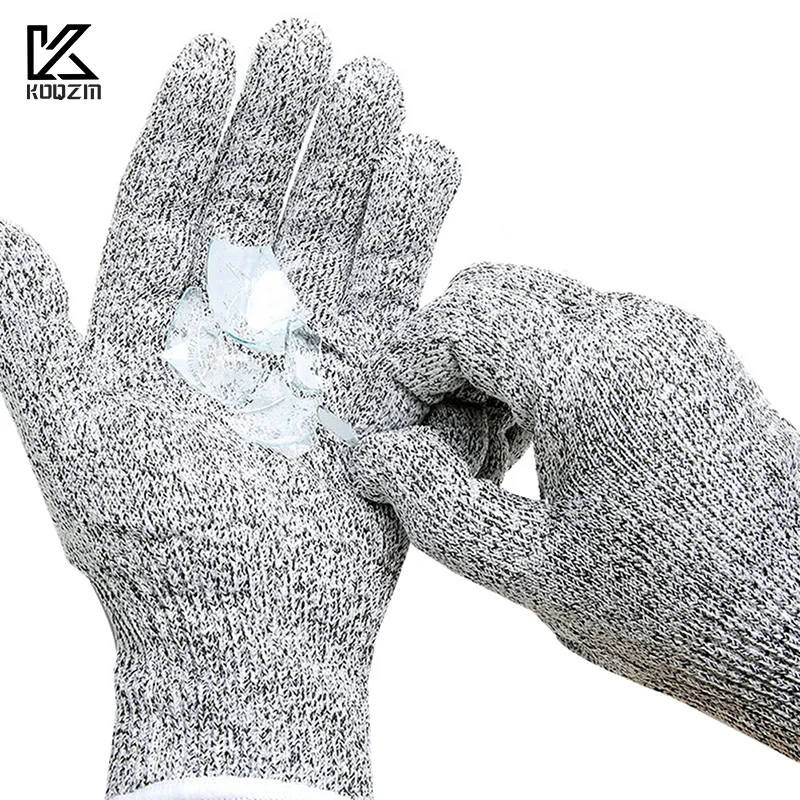 

Grade 5 Cut-Resistant Kitchen Gloves – HPPE Protective Gloves for Glass Cutting, Scratch Resistance & Safety