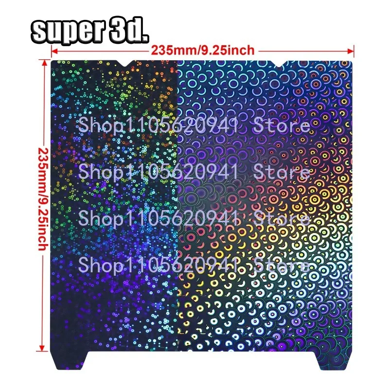 AAA  Magnetic Steel 235x235mm PEK Build Plate For Creality K1 Ender 3 5 3D Printer