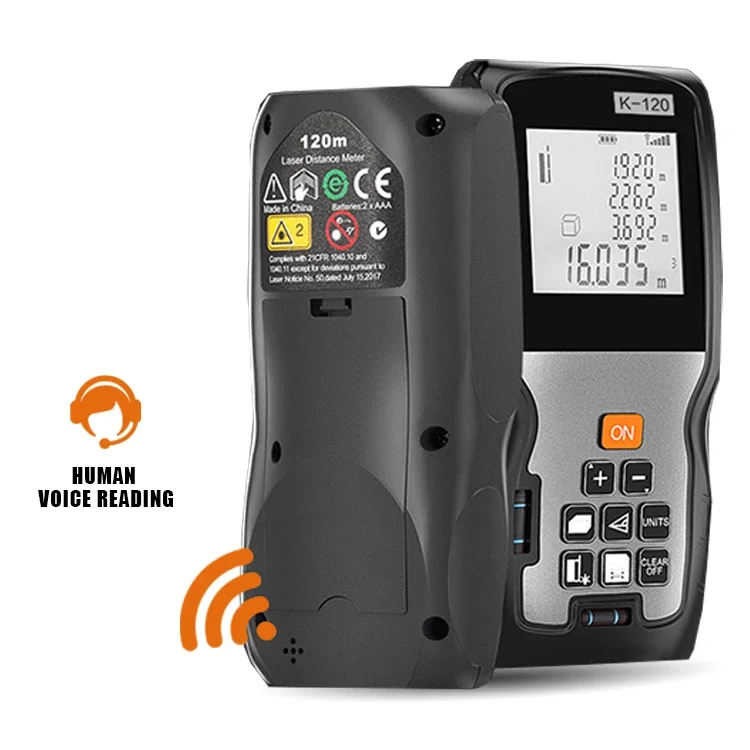 

GUANG CHEN 5m steel tape ruler 40m laser tape measure laser range finder digital display LCD screen USB charger