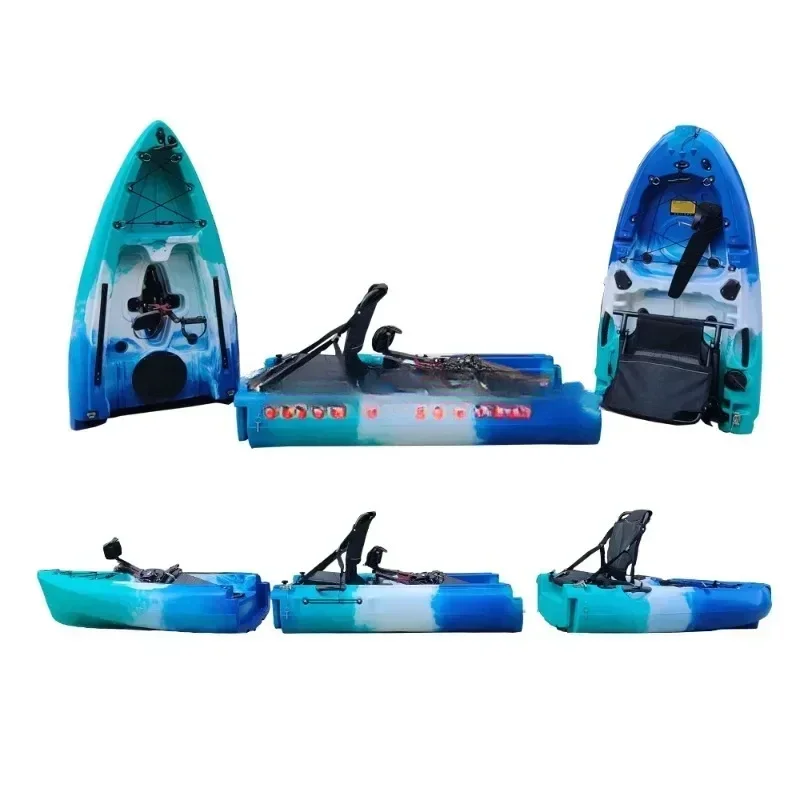

2 Seats Catamaran Kayak Cayak Fishing Modulable Pedal Kayak for Whitewater