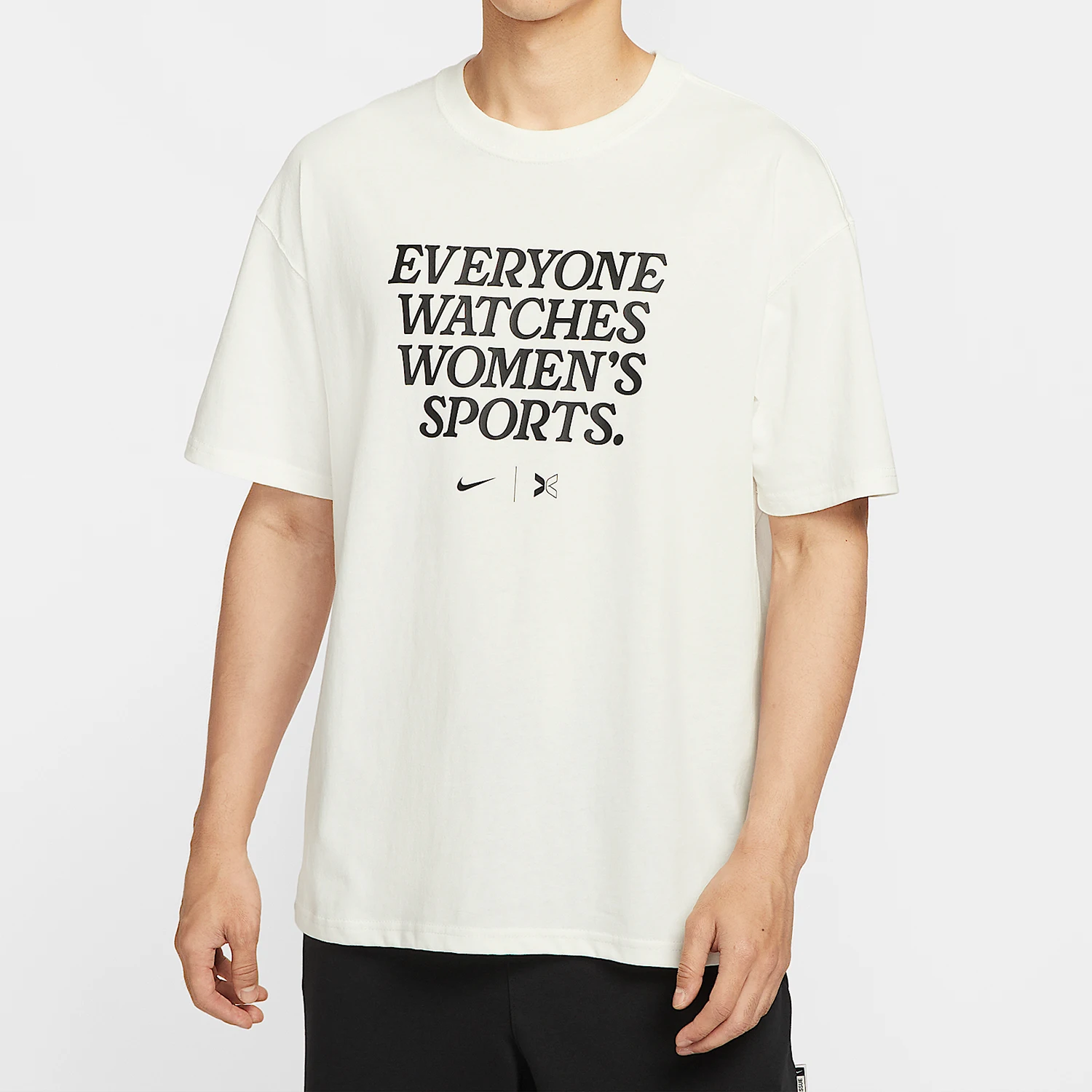 Nike Authentic Men's Breathable Sports Knitted Letter Printed T-shirt IM0561-133