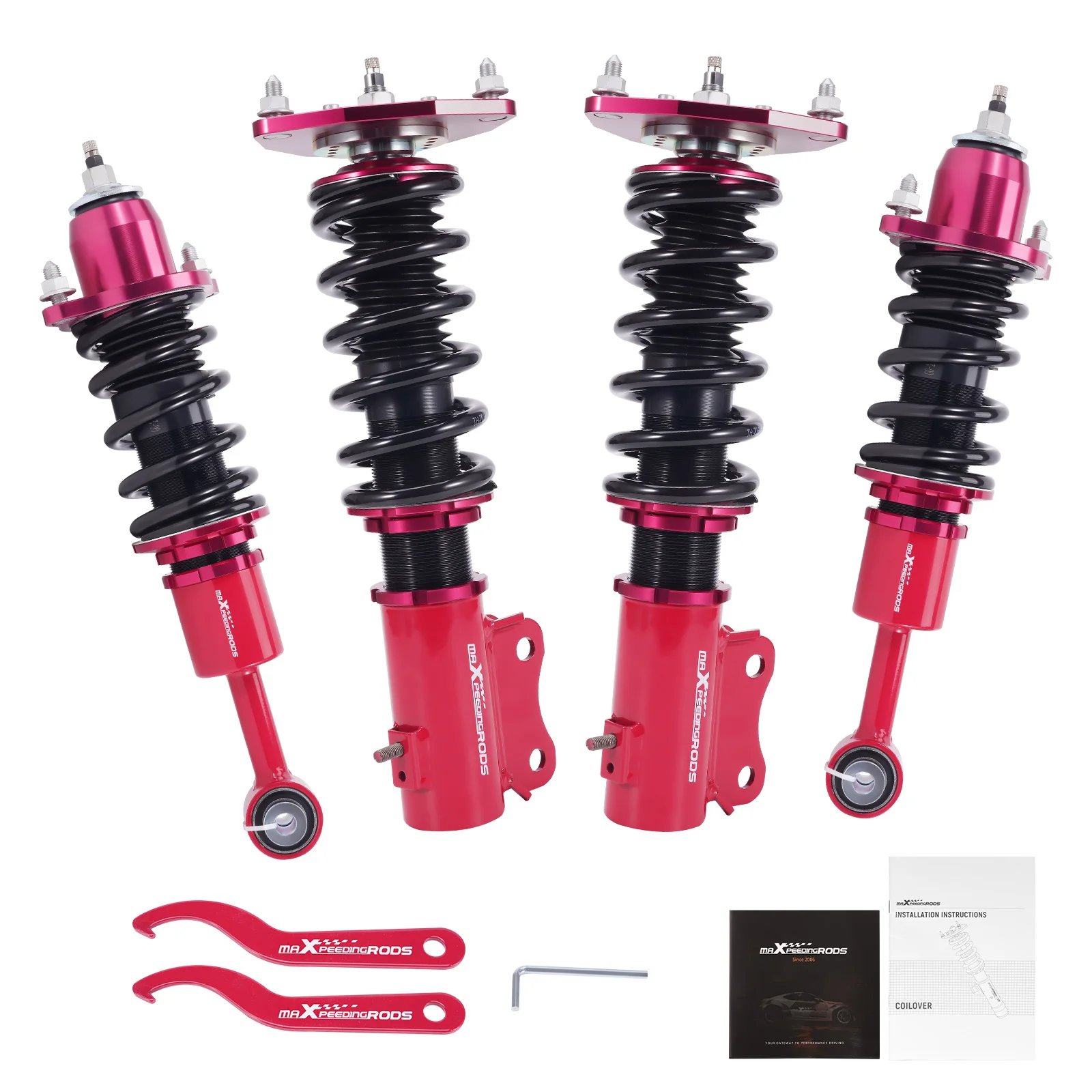 Комплект подвески 24-ступенчатого демпфера койловеров для Mitsubishi Lancer 2002-2006 CS6A