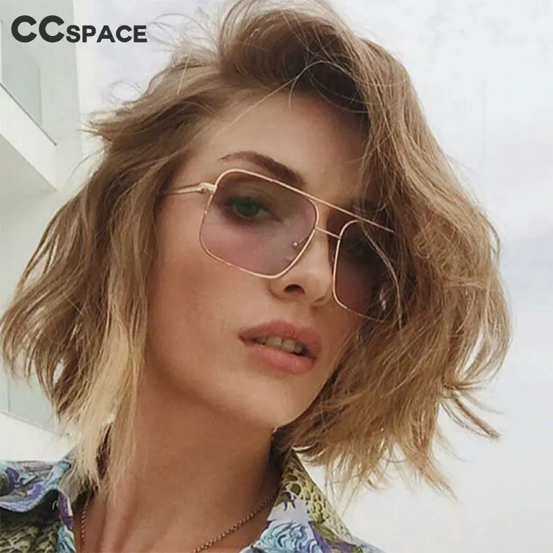47111 Square Simple Retro Sunglasses Men Women Fashion UV400 Glasses