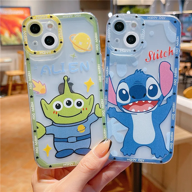 Disney Stitch Phone Case for Apple IPhone 7 8 SE2 7Plus 8Plus XS Max 11 Pro 12 Pro TPU Phone Back Cover Cute Cartoon Shell Gifts